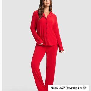 Bamboo Rib Knit Classic Long Sleeve Pajama Set | Cozy Earth